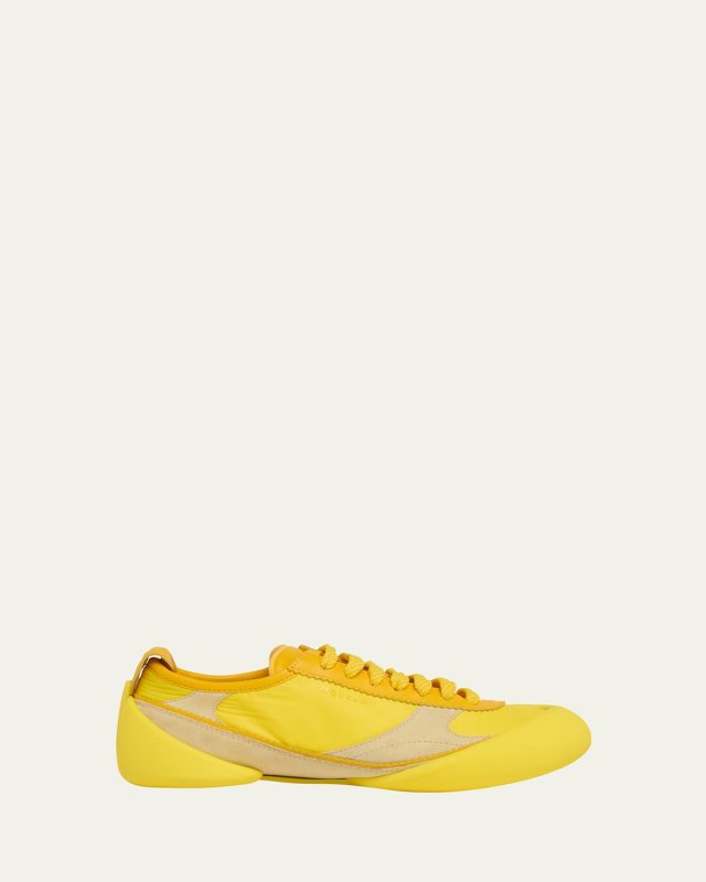 Flexion Leather and Rubber Sneakers